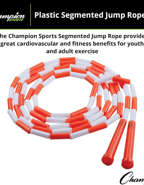 Load image into Gallery viewer, Classic Plastic Segmented Beaded Jump Ropes for Kids to Adults, 10 Feet
