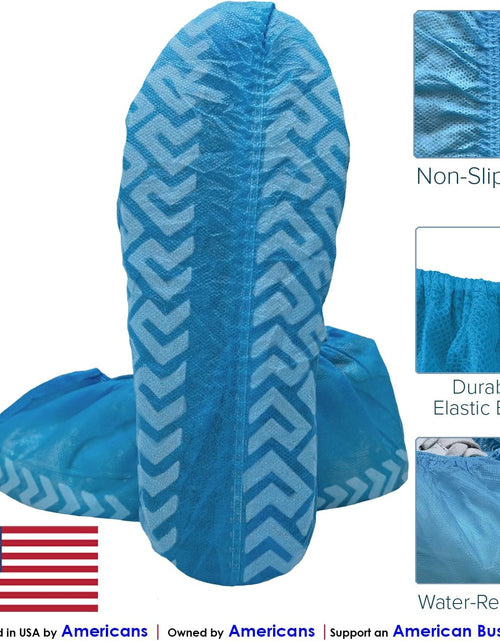 Load image into Gallery viewer, Disposable Non Slip Boot &amp; Shoe Covers - Disposable Booties, 100 Pack, LG
