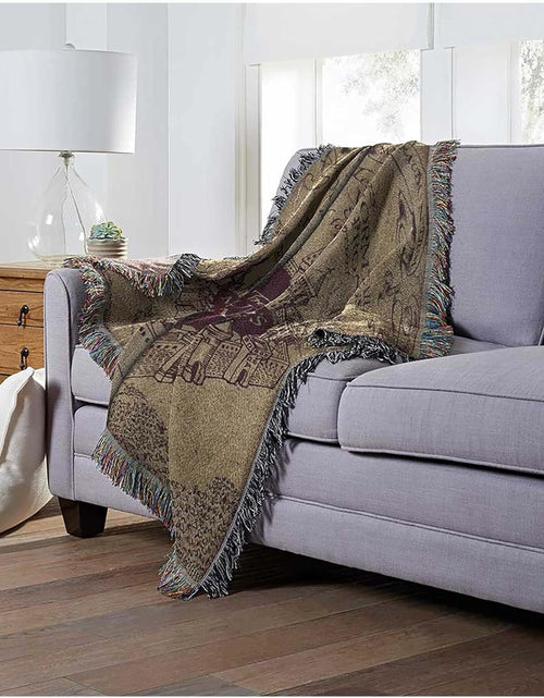 Load image into Gallery viewer, Northwest Woven Tapestry Throw Blanket, 48&quot; x 60&quot;, Marauders Map
