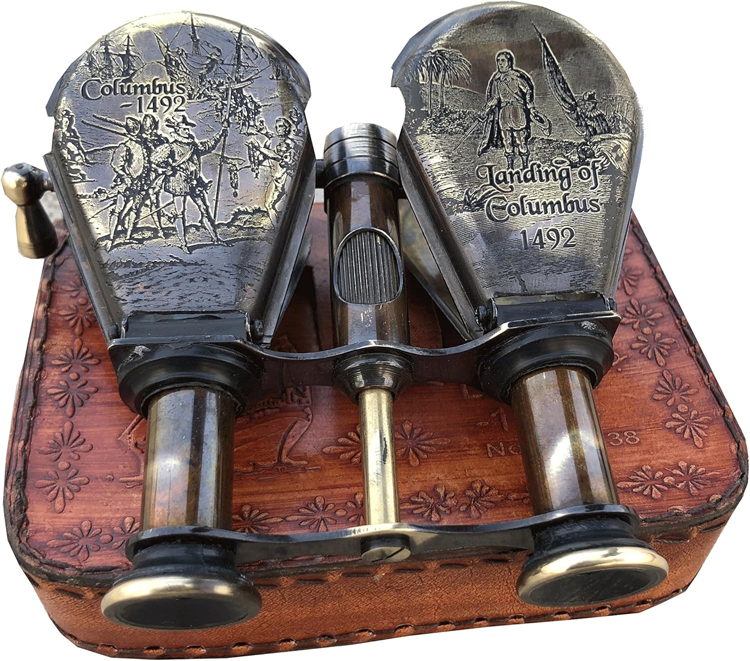 Classic Marine Spy Glass Antique London 1857 R & J Beck Brass Binocular Collectibles, Antique Style Telescope Spyglass Folding Gift