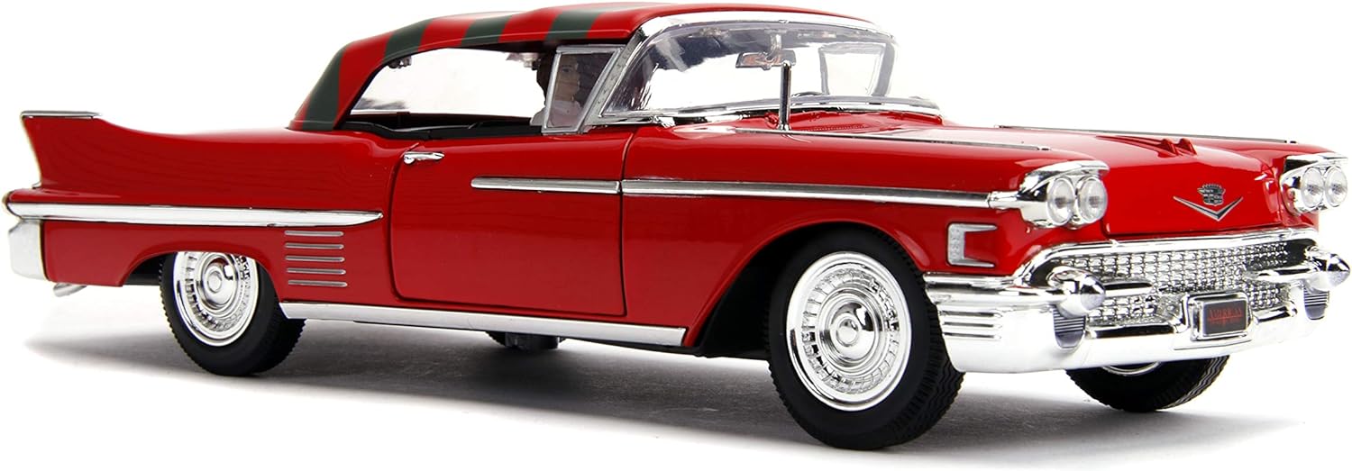 1:24 Nightmare - '57 Cadillac W/Figure, Red, Standard, 26066