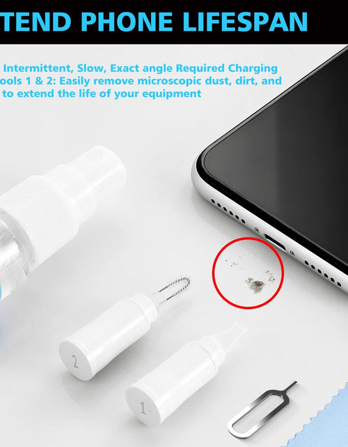 Load image into Gallery viewer, MultiTool AirPod Cleaner Kit,Cell Phone Cleaning Repair and Recovery iPhone and iPad , (TypeC) Charging Port, White
