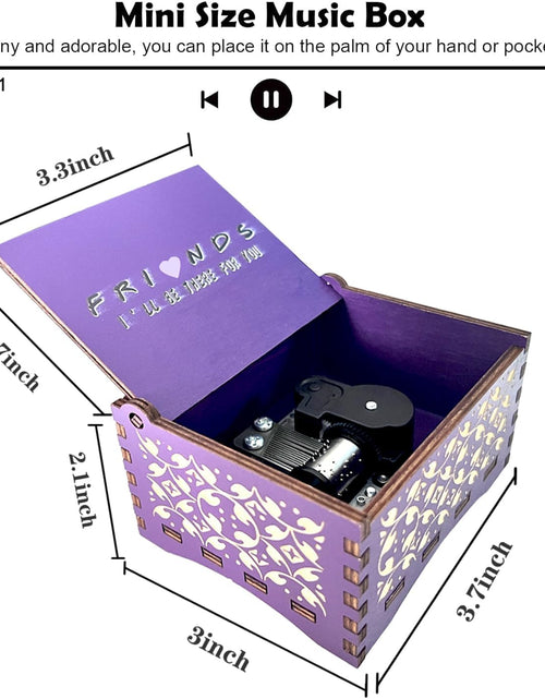 Load image into Gallery viewer, Wooden Music Box with TV Show Theme, Funny TV Show Gifts
