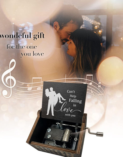 Load image into Gallery viewer, Can’t Help Falling in Love Music Box for Lover Girlfriend Boyfriend Wife Husband
