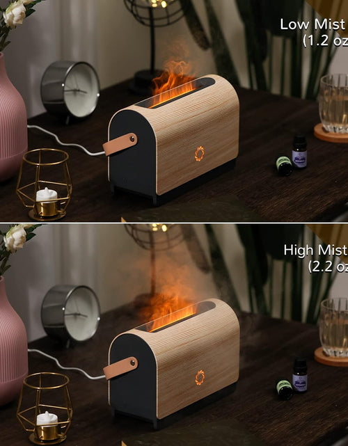 Load image into Gallery viewer, 500ml Flame Diffuser, Aroma Essential Oil Diffuser, Ultrasonic Cool Mist Humidifier, LF500M Fire Diffuser
