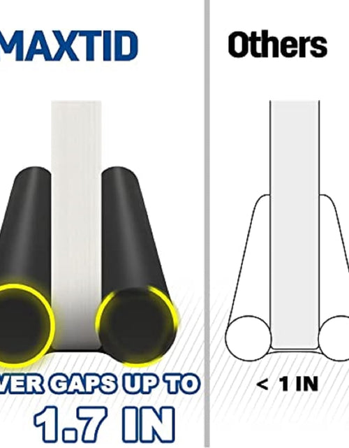 Load image into Gallery viewer, Large Door Draft Stopper for Bottom of Doors 36 Inch Under Door Draft Noise Blocker Black Gap, Black
