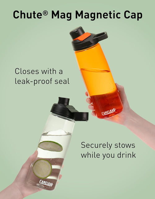 Load image into Gallery viewer, Chute Mag BPA Free Water Bottle with Tritan Renew - Magnetic Cap Stows While Drinking, 25oz, Lagoon
