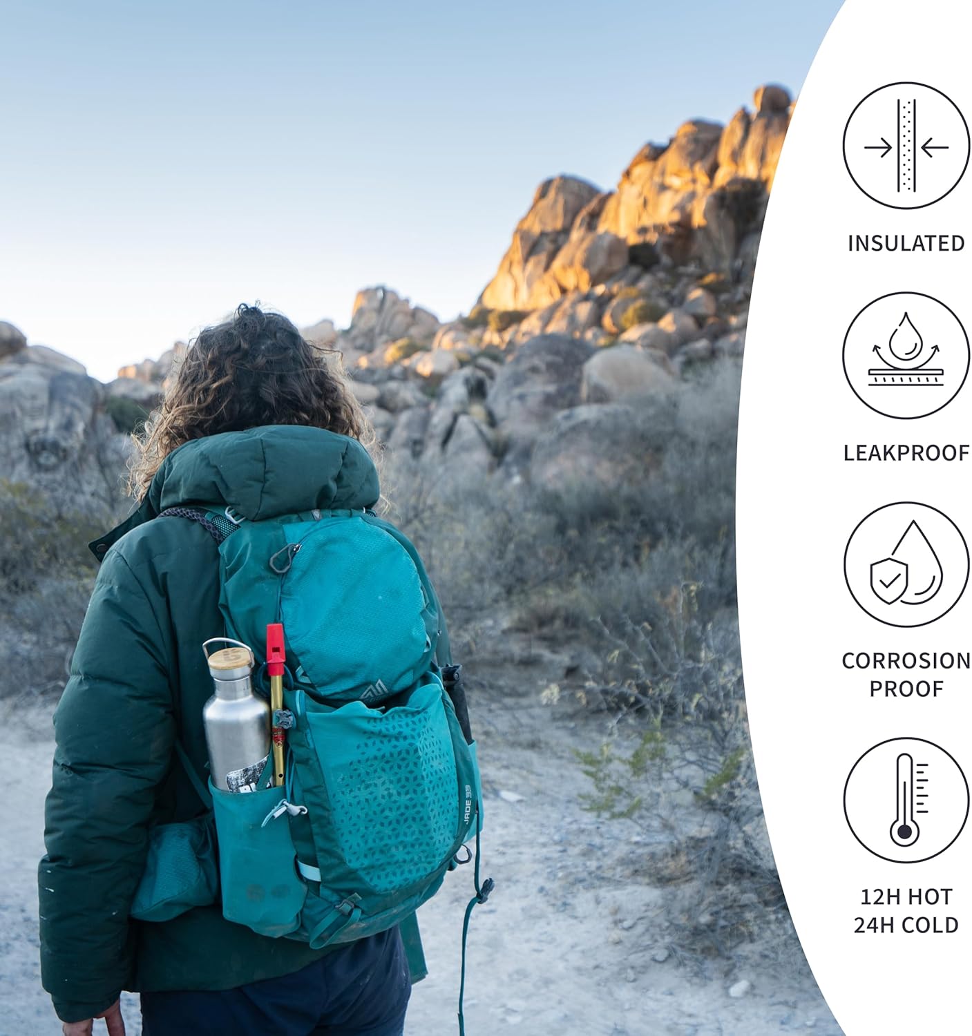 Metal Insulated Water Bottle 16 oz