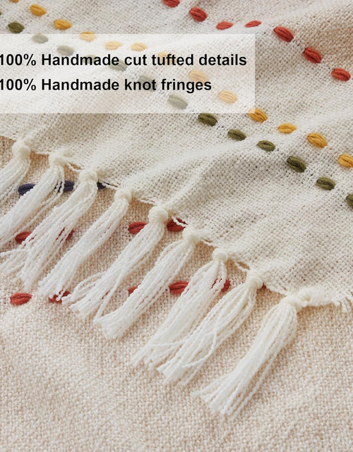 Load image into Gallery viewer, Boho Throw Blanket for Couch, Bohemian Decorative Summer Throw Blanket, 50x60 inches
