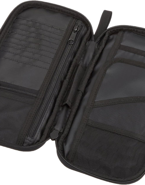 Load image into Gallery viewer, RFID Travel Passport Wallet Organizer, 10 x 5 Inches, Black, Solid
