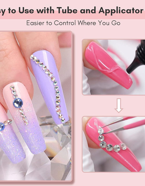 Load image into Gallery viewer, Nail Rhinestone Glue for Nails, Super Strong Gel Nail Glue for Nail Charm 3D Nails Bling
