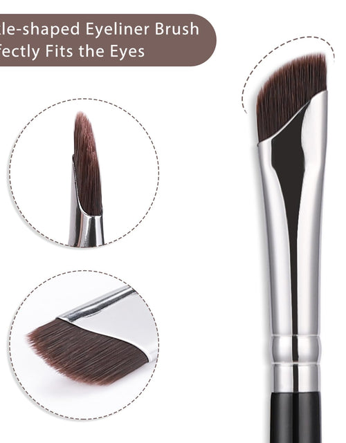 Load image into Gallery viewer, 5-Piece Set Eyeliner Brushes for Precision Makeup Application - Fine Angled &amp; Ultra Thin Slanted Flat Angle
