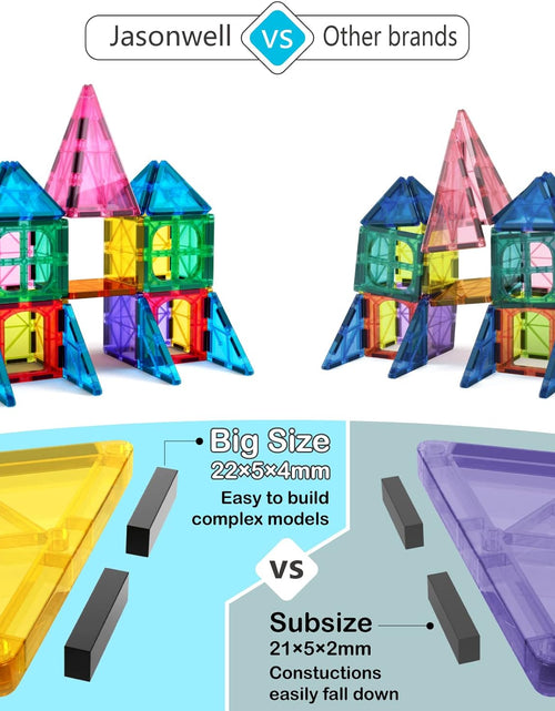 Load image into Gallery viewer, 57PCS Magnetic Tiles Building Blocks Set | Educational
