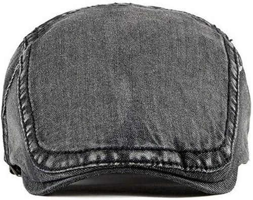 Load image into Gallery viewer, Men&#39;s Hats Denim Cotton Newsboy Cap Driving Hunting Cabbie Hats (2 Pack)
