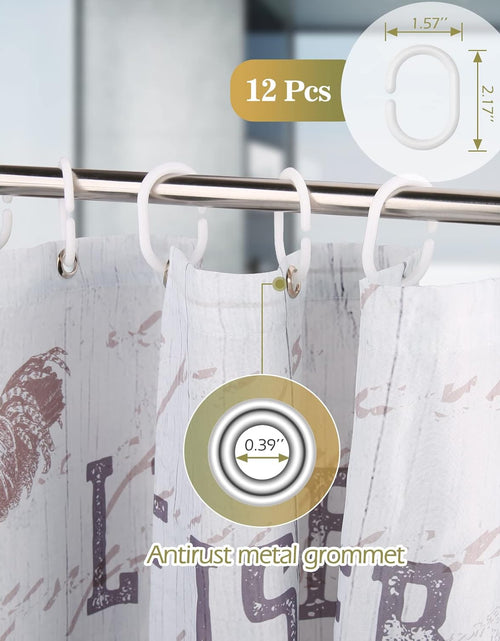 Load image into Gallery viewer, Cow Sunflower Shower Curtain Funny Cute Farm Animal Rustic Wooden Country Farmhouse, 72&quot;x72&quot;
