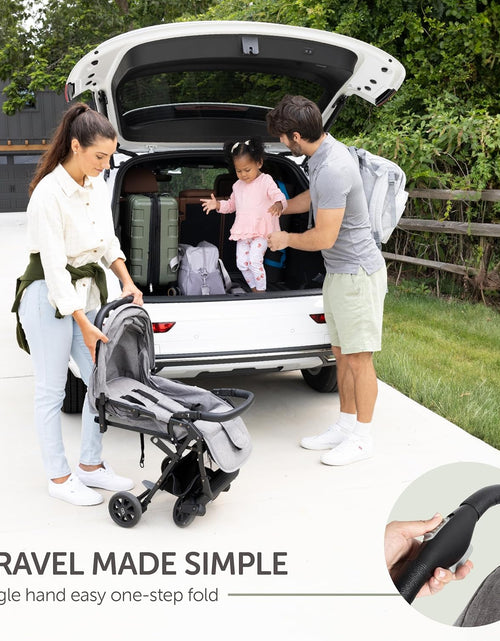 Load image into Gallery viewer, Lightweight Travel Stroller for Baby &amp; Toddlers - Easy Fold &amp; Compact Stroller with Canopy
