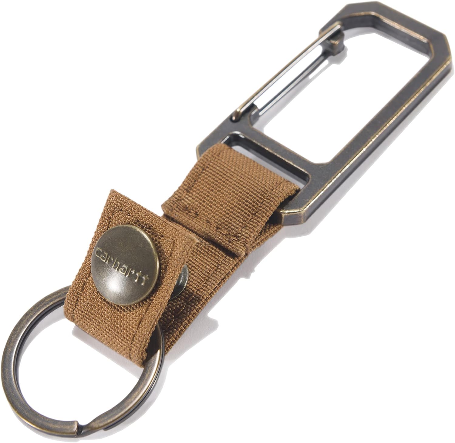 Key Ring Holder With Self-locking Metal Gate Clip