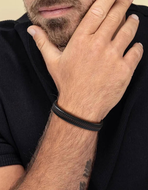 Load image into Gallery viewer, Brown Braided Leather Bracelet for Men Dad Husband Boyfriend Uncle Gifts for Him
