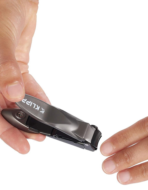 Load image into Gallery viewer, Nail Clippers for Men with Catcher, Sharp Heavy Duty Self-Collecting Nail Cutters with Ergonomic Lever
