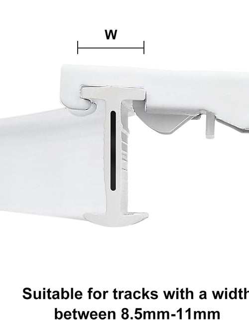 Load image into Gallery viewer, Black Wall Mount Brackets for Black Flexible Curtain Track, Bendable Curtain Track Wall Mounting Hardware (20 PCS)

