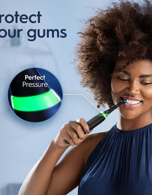 Load image into Gallery viewer, Deep Clean Rechargeable Electric Powered Toothbrush, Black with iO Series 3 Limited, 2 Brush Heads and Travel Case
