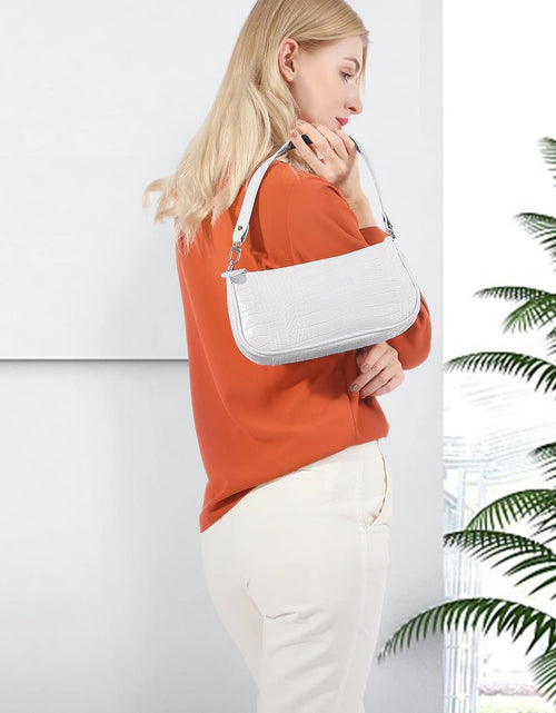 Load image into Gallery viewer, Small Purse for Women, Retro Classic Tote HandBag Shoulder Bags Clutch Purse, White
