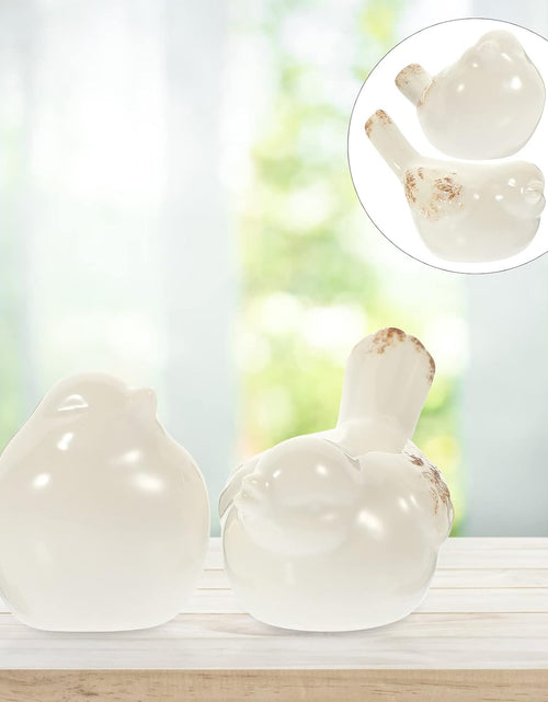 Load image into Gallery viewer, Modern Minimalist Animal Ornament Love Birds Decor Desk Decoration Porcelain Crafts
