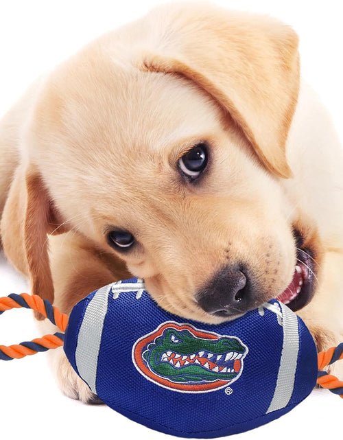 Load image into Gallery viewer, NCAA Florida Gators Football Dog Toy, Tough Quality Nylon Materials 1 Count (Pack of 1)
