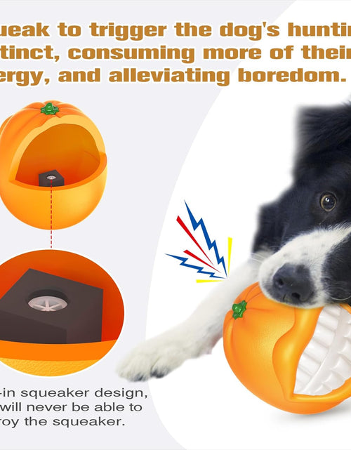 Load image into Gallery viewer, Chew Toys Tough Ball for Medium/Large/Extra Aggressive Chewers Dogs Breed Interactive Enduring Indestructible Squeaky Toy
