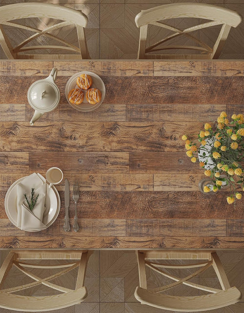Load image into Gallery viewer, Brown Wood Peel and Stick Wallpaper 17.8&quot; X 118.8&quot; Self Adhesive Removable Decorative Film Wood Grain
