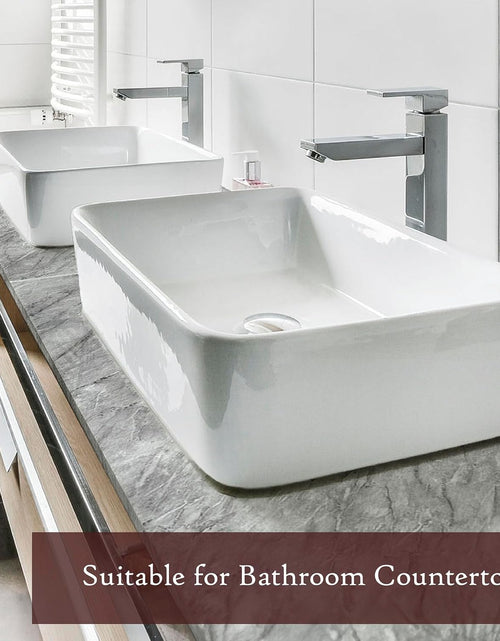 Load image into Gallery viewer, Marble Peel and Stick Wallpaper (24&quot; x 78.7&quot;, High-Gloss, Deep Gray) Self-Adhesive Renter Friendly Contact Paper Removable Waterproof
