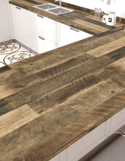 Load image into Gallery viewer, Brown Wood Wallpaper Peel and Stick Decorative Vinyl Countertop for Bedroom Accent Wall 15.75&quot; x 78&quot;
