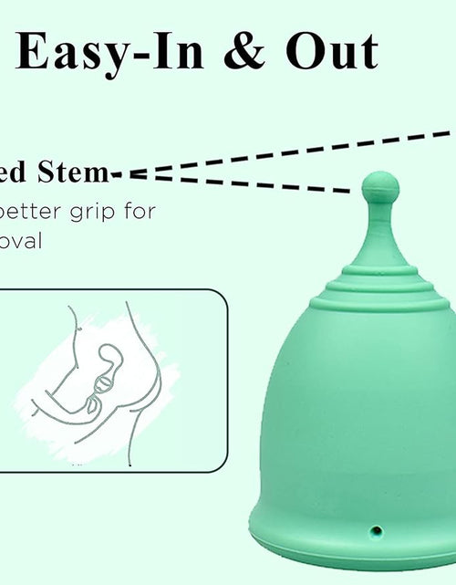 Load image into Gallery viewer, Reusable Menstrual Cup (Small &amp; Large) Set of 2 with Box, Pads &amp; Disc Alternative for Women
