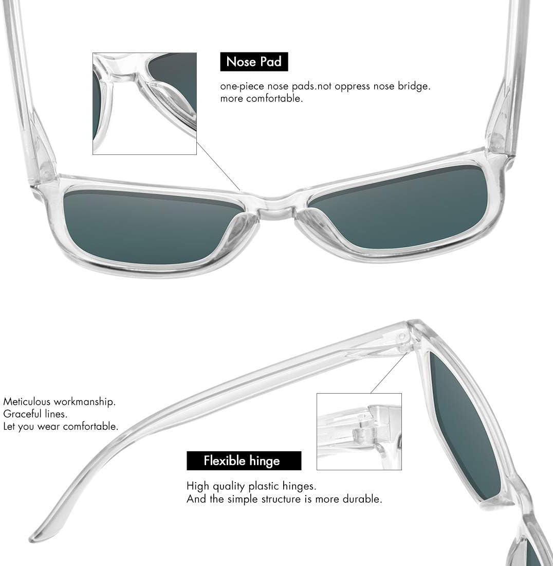 Polarized Sunglasses for Women Men Classic Retro Designer Style