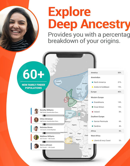 Load image into Gallery viewer, Ancestry &amp; DNA Test Kit, Discover Your Origins &amp; Unlock Your Geographic Roots, Connect with Your DNA Relatives
