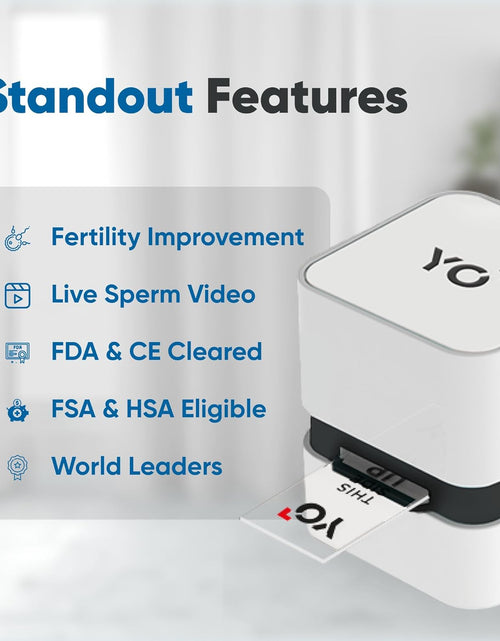 Load image into Gallery viewer, Home Sperm Test | at-Home Fertility Test Kit for Men | Check Motile Sperm Concentration with 97% Accuracy
