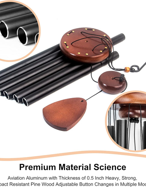 Load image into Gallery viewer, Large Aluminium Wind Chimes 37&quot; Inches to Create a Zen Atmosphere Suitable for Outdoor
