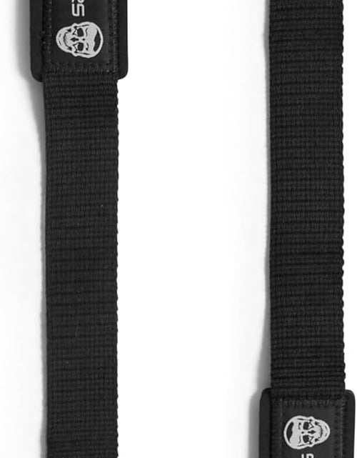 Load image into Gallery viewer, Lifting Wrist Straps for Weightlifting, Bodybuilding, Padded Neoprene with 18 inch Cotton, Black
