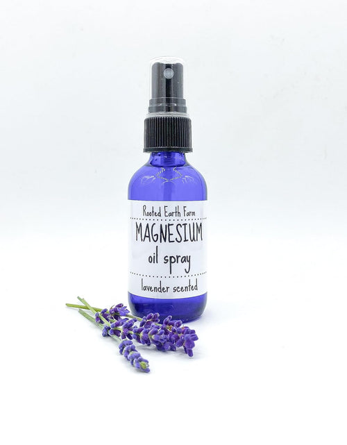 Load image into Gallery viewer, Magnesium Oil Spray - Lavender Scented - 2 oz - Extra Strength - All Natural - Made with Dead Sea Salt
