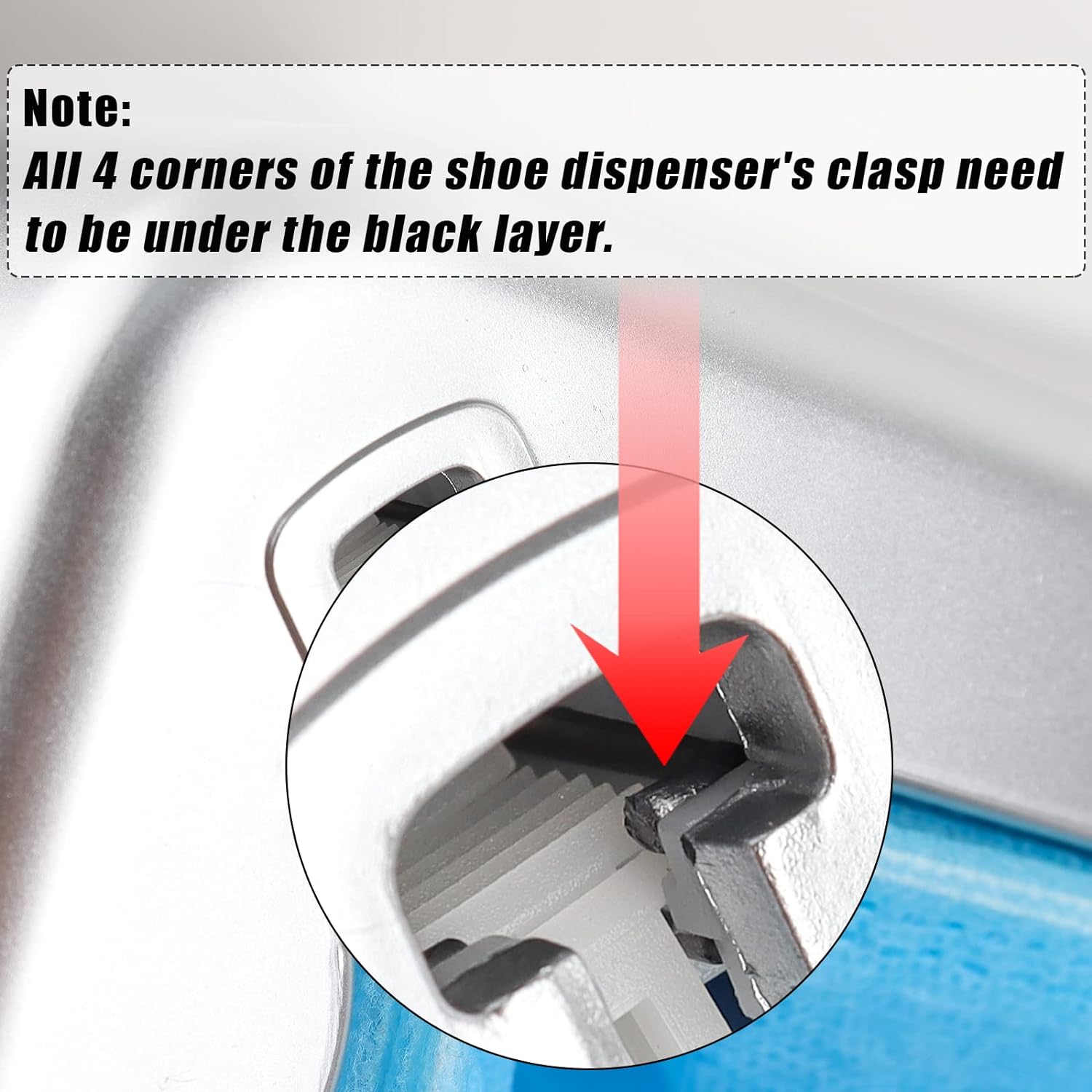 Automatic Shoe Covers Dispenser with Disposable Shoe Covers 200pcs , Silver