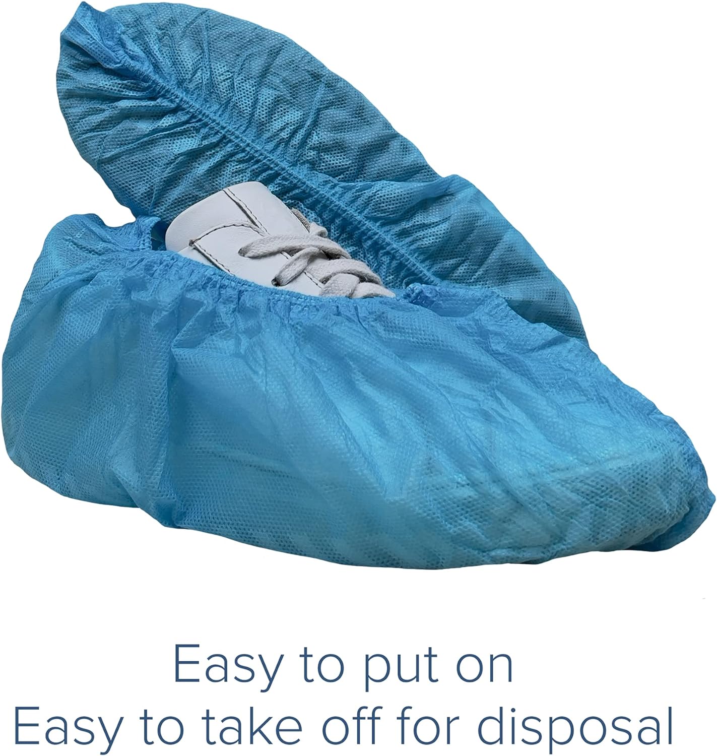 Disposable Non Slip Boot & Shoe Covers - Disposable Booties, 100 Pack, LG