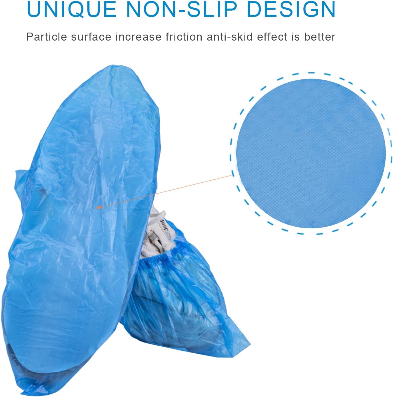 Disposable Shoe Covers, 50 PCS (25 Pairs) Green Convenience Boot Cover, Waterproof, Non slip, One Size Fit Most