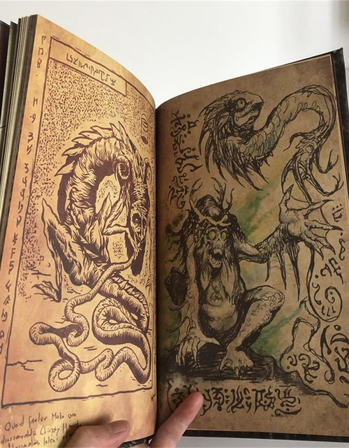 Load image into Gallery viewer, Necronomicon Dark Magic Book Evil Dead Altar Ceremony Prop Book for Collection Decor, 3D
