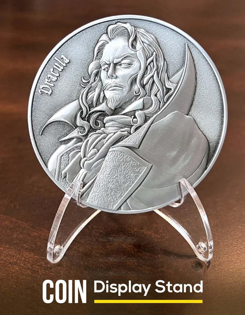 Load image into Gallery viewer, Poseidon - Large Collectible Display Coin, includes Stand, 3D Dual-Sided, 2.75&quot;, 4oz, Zinc Alloy
