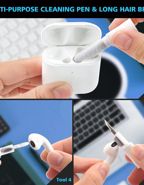 Load image into Gallery viewer, MultiTool AirPod Cleaner Kit,Cell Phone Cleaning Repair and Recovery iPhone and iPad , (TypeC) Charging Port, White
