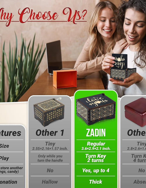 Load image into Gallery viewer, Gifts for Girlfriend, Wooden Music Box, I Love You Gifts for Her
