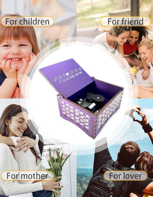 Load image into Gallery viewer, Wooden Music Box with TV Show Theme, Funny TV Show Gifts
