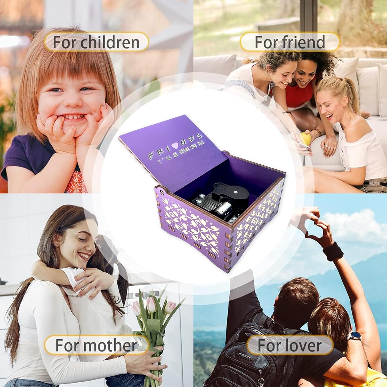 Wooden Music Box with TV Show Theme, Funny TV Show Gifts