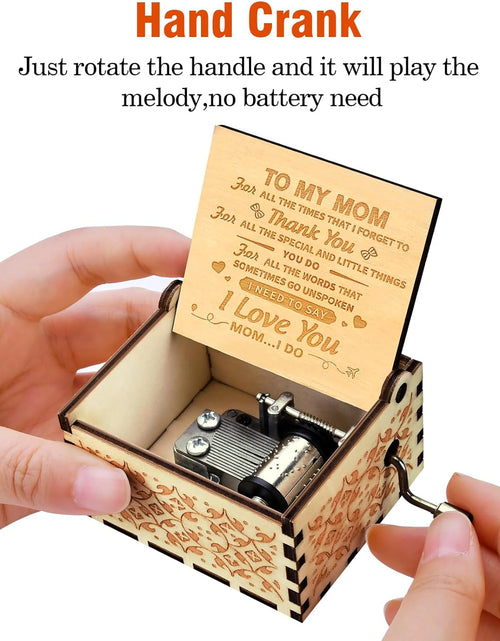 Load image into Gallery viewer, Mothers Day for Mom Gifts from Daughter Son Gifts Hand Crank Music Box

