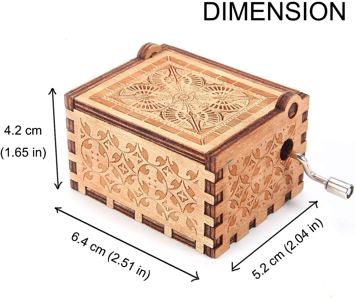 Wooden Music Box - The Pooh Saying Music Box, Gift for Friend